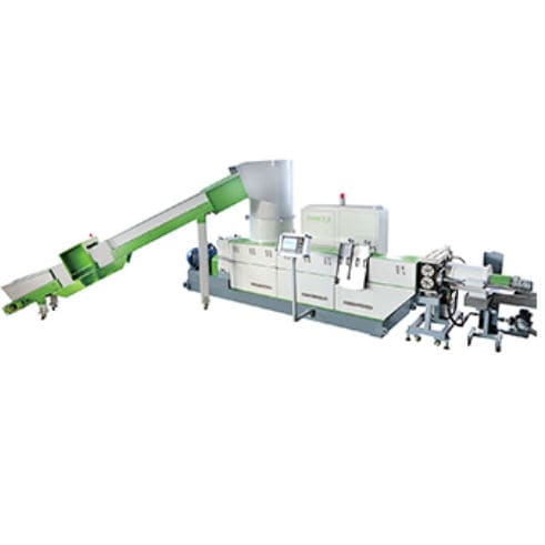 Unità di riciclaggio per PE - ML100 - Chengdu PURUI Polymer Engineering Company - per PP / con granulazione