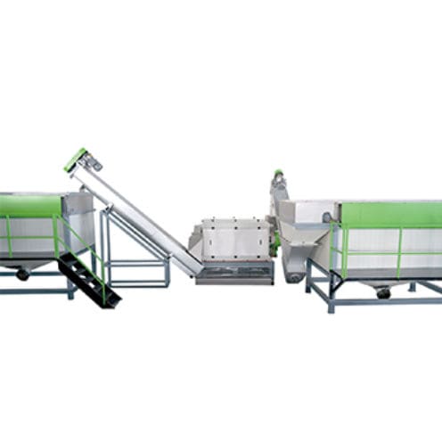 Asciugatrice per plastica - BSJ1000 - Chengdu PURUI Polymer Engineering Company - di pulizia / orizzontale