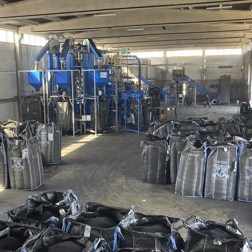 Unità di riciclaggio per gomma - KATANA MAKINA ENERJI SANAYI TICARET LIMITED STI. - di pneumatici / per separazione di metalli / mediante triturazione