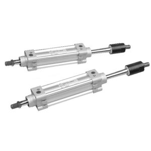 Cilindro pneumatico - AM - Jufan Industrial Co., Ltd. - a doppio stelo / a doppio effetto / ISO 6431