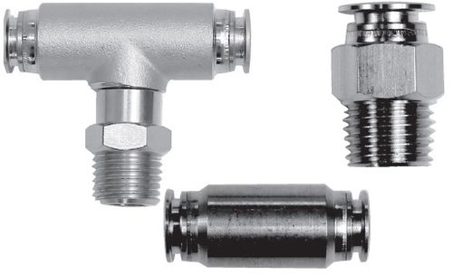 Raccordo pneumatico - JS16 - Jufan Industrial Co., Ltd. - filettato / a T