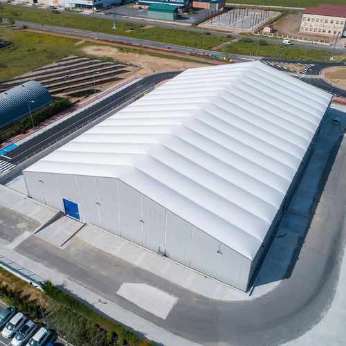 Capannone smontabile - MS50 - VALL S.A.R.L. - modulare / industriale / per la logistica