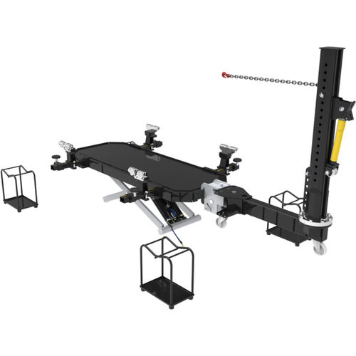 Banco prova allineamento 10 tonnellate - QB 2000 - SDMR UG - 3 tonnellate / con sollevatore / con braccio di trazione