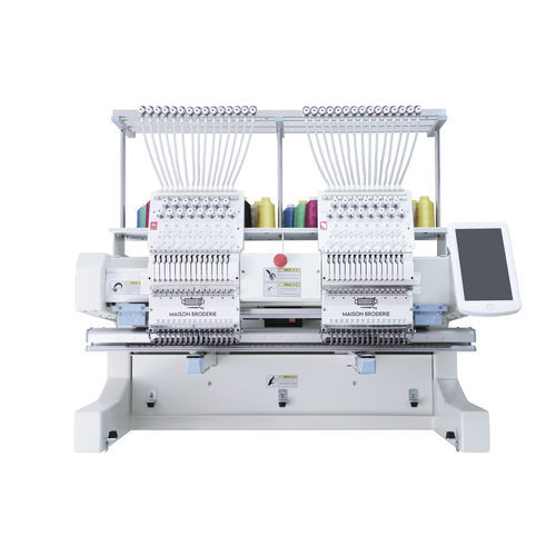 Macchina da ricamo multitesta - Maison Broderie - con 15 aghi / assistita dal calcolatore / ad alta velocità