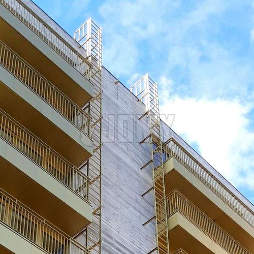 Scala da appoggio in alluminio - JOMY SA - a piattaforma / scorrevole / telescopica