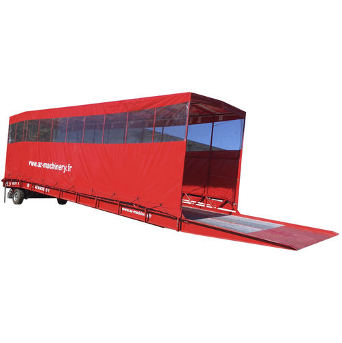 Rampa di carico per pneumatici - EASY XL-8-BCH - AZ RAMP - di container / per carrello elevatore / per avvolgitore