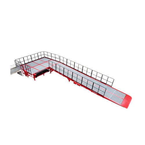 Rampa di carico per pallet - 2020 ADJ- 8T-L - AZ RAMP - per ruote / per piattaforma / idraulica
