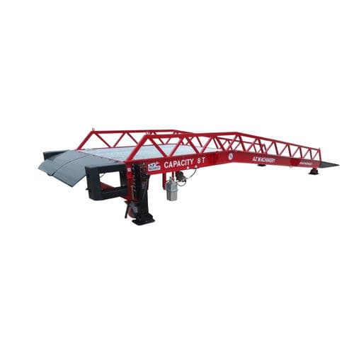 Rampa di carico mobile - STAR-10T-ZR - AZ RAMP - idraulica / in conchiglie / galvanizzata