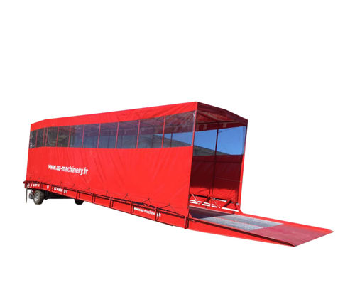 Rampa di carico di pompa - EASY XL-15-BCH - AZ RAMP - per pallet / per camion / per tubi flessibili
