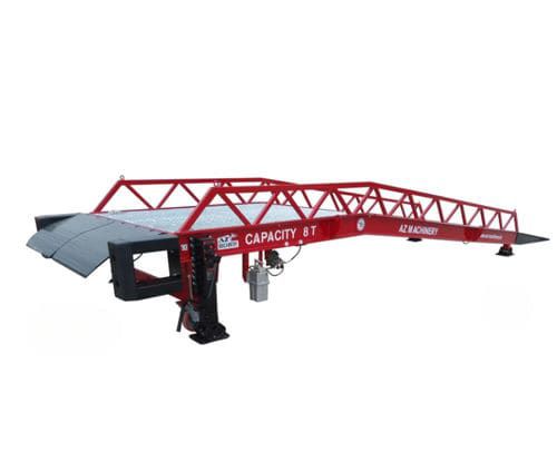 Rampa di carico per piattaforma - STAR-10T - AZ RAMP - applicazione / per ruota / di pompa