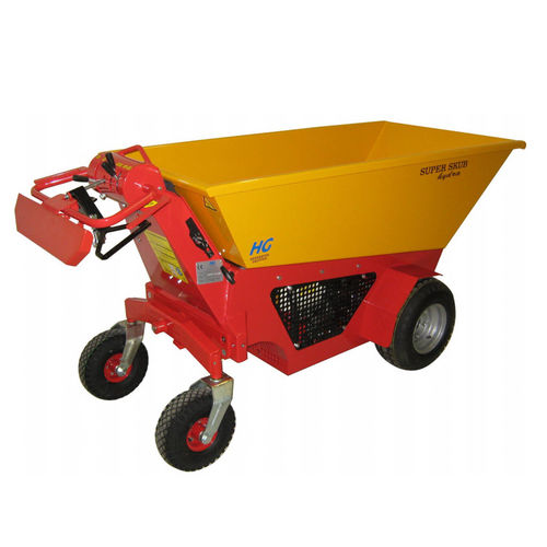 Mini dumper gommato - Super Skub Hydra  - Hedensted Gruppen A/S - idraulico / manuale / a scarico frontale