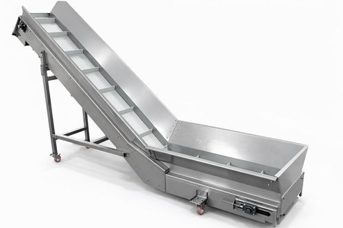Nastro trasportatore modulare - AQ-P series - Angelo Quidacciolu Costruzioni Meccaniche - liscio / in acciaio inossidabile / in PVC