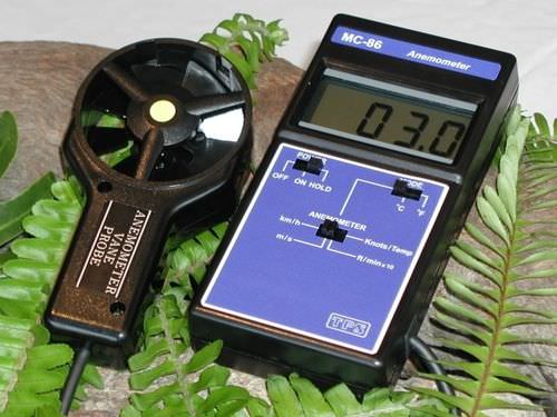 Termoanemometro termoelettrico - MC-86 - TPS - digitale / portatile
