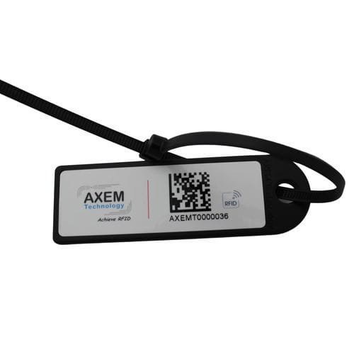 Etichetta RFID - AX'Tag Locker XL - AXEM Technology - UHF / con asola / da legare