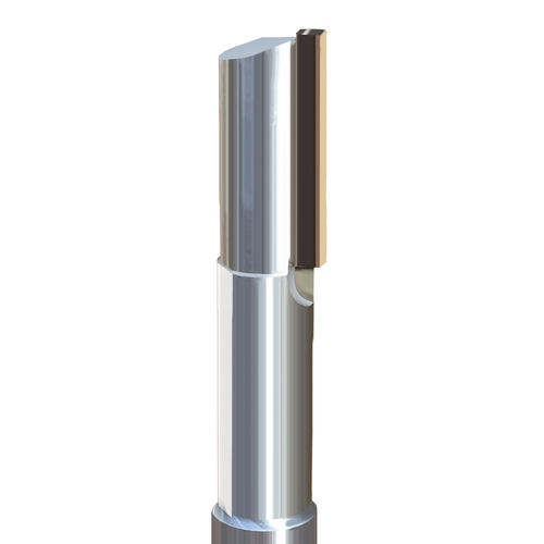 Utensile di fresatura a 1 dente - EURACRYL PL-FL-P DIA - EURACRYL GmbH - a codolo / a inserti / di finitura