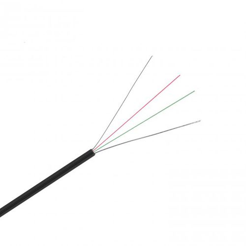 Cavo ottico di compensazione - GJXFH 2J SM G.657A2  - TELMOR - resistente agli UV / armato / piatto