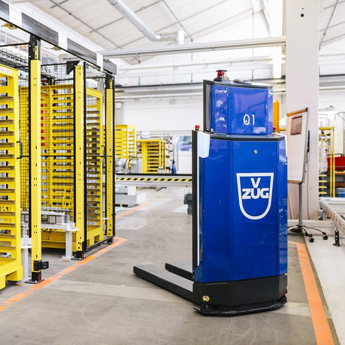 AGV per movimentazione - AGILOX  - staedler automation AG - di carico / di scarico / per pallet
