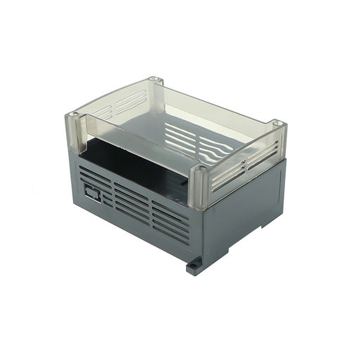 Scatola per guida DIN - AK-P-37 - SZOMK ELECTRONICS - rettangolare / IP54 / su misura