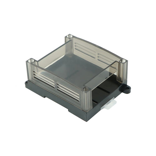 Scatola per guida DIN - AK-P-39 - SZOMK ELECTRONICS - quadrata / in ABS / per dispositivi elettronici