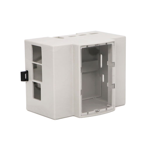 Scatola per guida DIN - AK-DR-63 - SZOMK ELECTRONICS - rettangolare / in ABS / industriale