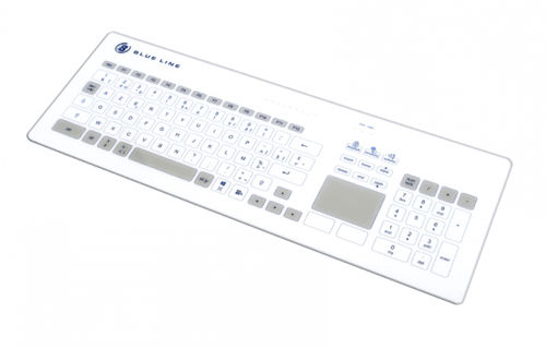 Tastiera da ufficio - blue-line.com - capacitiva / 103 tasti / con touchpad