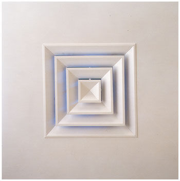 Diffusore d'aria quadrato - DAU/DAP 40 - FRANCE AIR - da soffitto