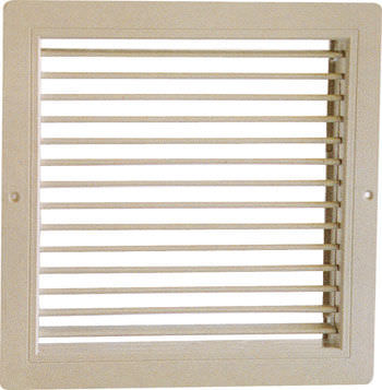 Griglia di ventilazione in plastica - GPV 10 - 21 - FRANCE AIR - quadrata