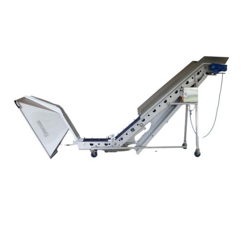 Trasportatore a nastro - 0076-133XX - Forsfood Oy - inclinato / modulare / mobile