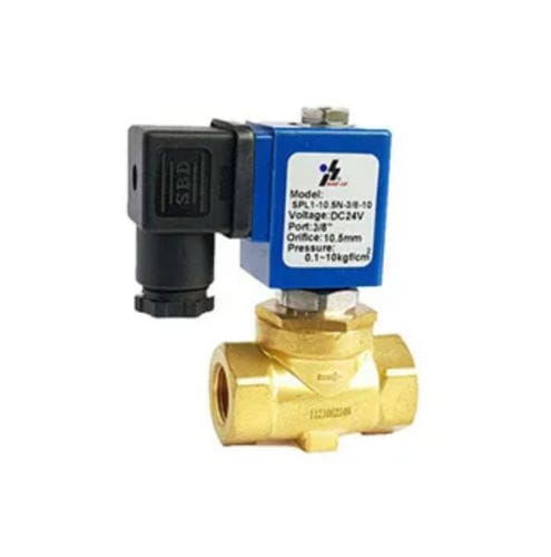 Elettrovalvola a comando assistito - SLP1 series - Genn Dih - a 2 vie / per gas / di piccole dimensioni