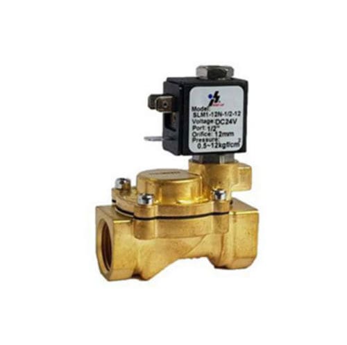 Elettrovalvola a comando assistito - SLM1 series - Genn Dih - a 2 vie / per gas / di piccole dimensioni