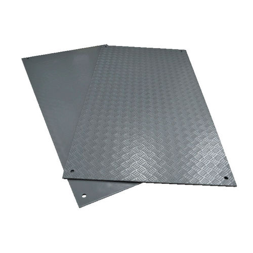 Tappeto per protezione del suolo - EconoMatMB™ - Justrite Safety Group - in polietilene / per esterni / grigio