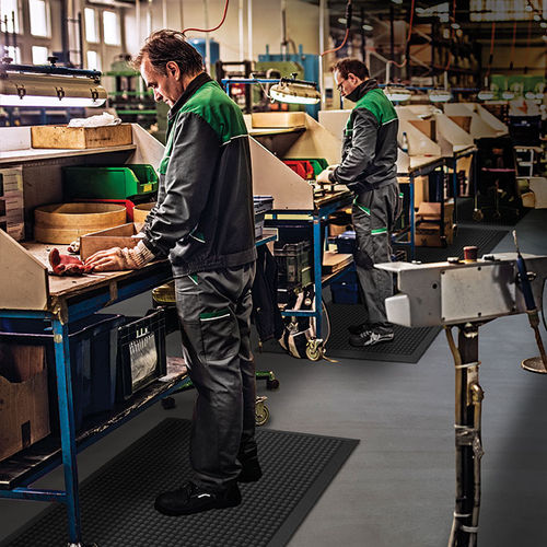 Tappeto antifatica - Skystep™ 455 - Justrite Safety Group - a bolle / in gomma
