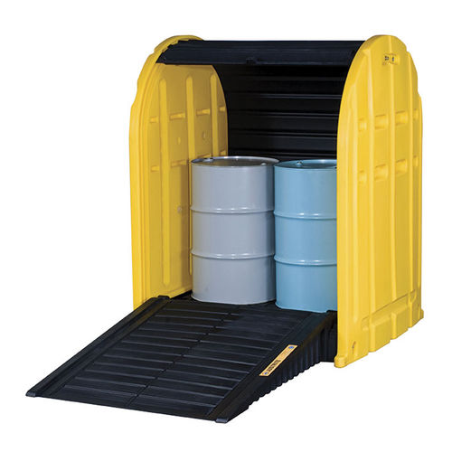 Tettoia di stoccaggio per due fusti - EcoPolyBlend™ DrumSheds™ 2867 - Justrite Safety Group