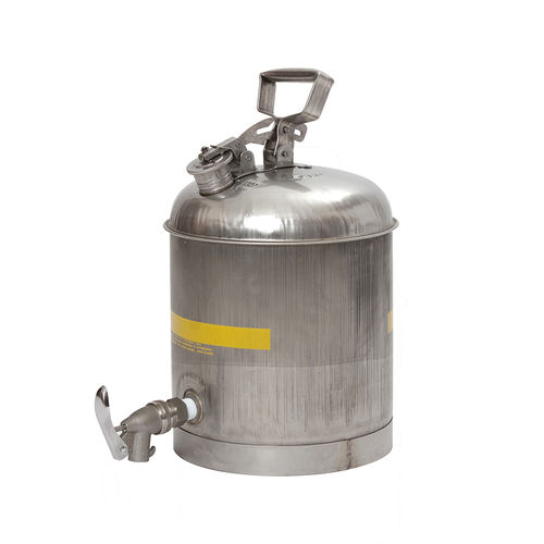 Bidone di sicurezza in acciaio inossidabile - 1327 - Justrite Safety Group - circolare