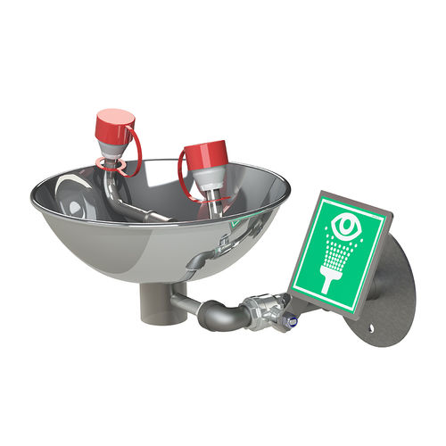 Lavaocchi lavafaccia da parete - STD-85G(D) - Justrite Safety Group - per utilizzo in interni / da esterno