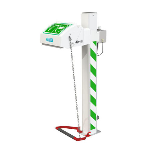 Lavaocchi lavafaccia da terra - EXP-AH-45GS/P - Justrite Safety Group - da interno / da esterno / antigelo