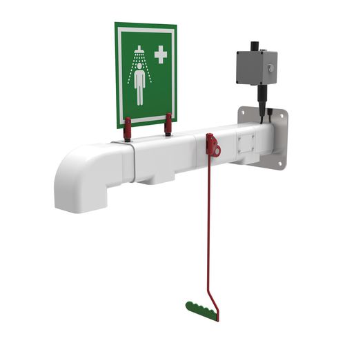 Doccia di sicurezza da parete - EXP-AH-2GS - Justrite Safety Group - per ambienti pericolosi / da esterno / antigelo