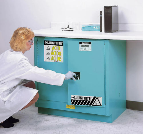 Armadio per prodotti pericolosi - Sure-Grip® EX - Justrite Safety Group - di sicurezza / a pavimento / a ripiani