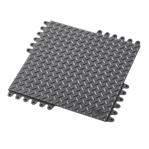 Tappeto antifatica - 574-BL series - Justrite Safety Group - di scariche elettrostatiche / di protezione / modulare