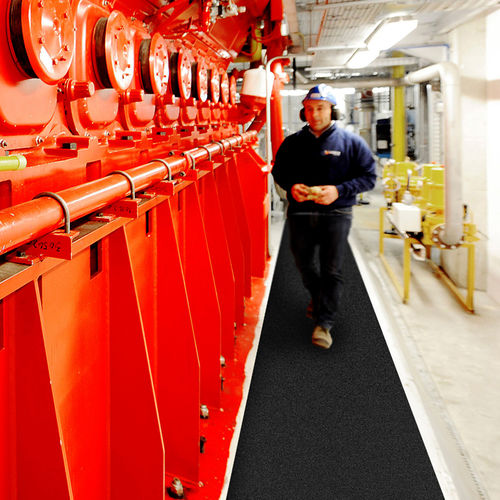 Tappeto antiscivolo - 681 Grit Trax™ - Justrite Safety Group - in silicone / da interno / per spazi umidi