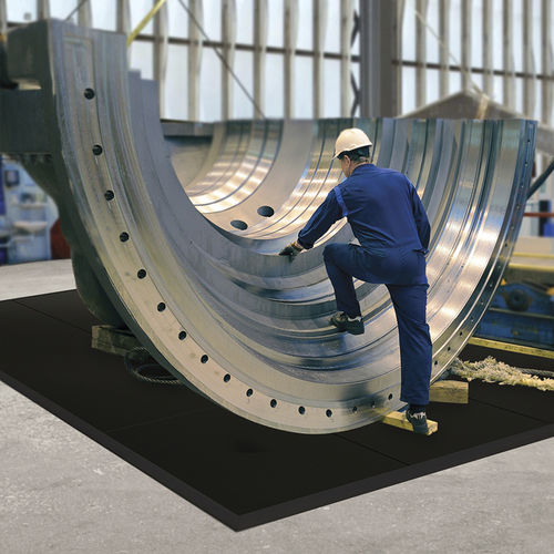 Tappeto antiscivolo - Slabmat Carré™ 040 - Justrite Safety Group - modulare / in gomma / per applicazioni igieniche