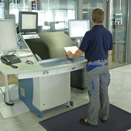 Tappeto antistatico - Skystep™ ESD 457 - Justrite Safety Group - a bolle / in gomma
