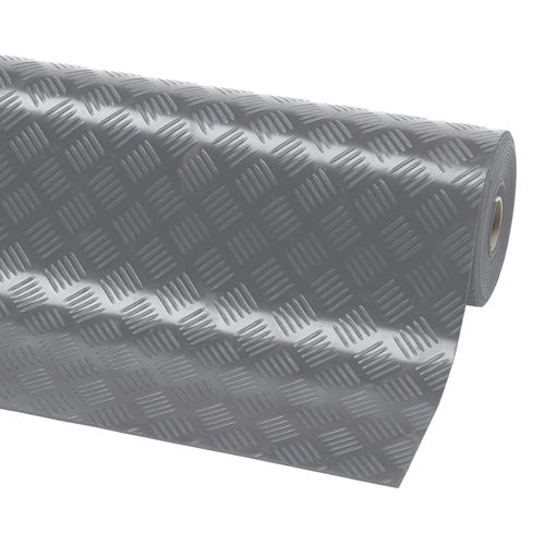 Tappeto antiscivolo - 746  Check ‘n’ Roll™ - Justrite Safety Group - in gomma / da interno / grigio