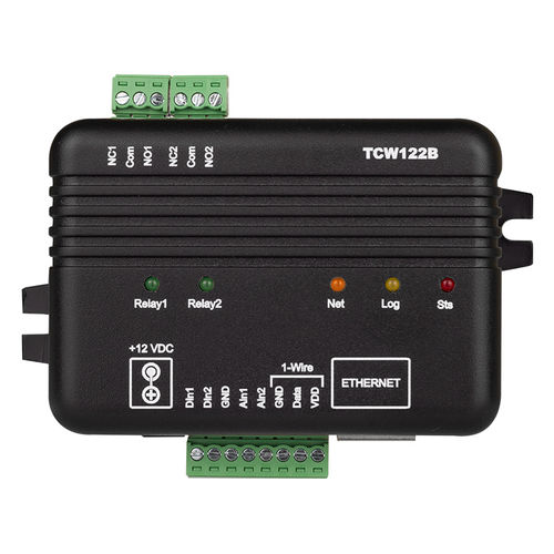 Modulo di monitoraggio a distanza - TCW122B-WD - Teracom - di temperatura / di umidità / per apparecchiatura