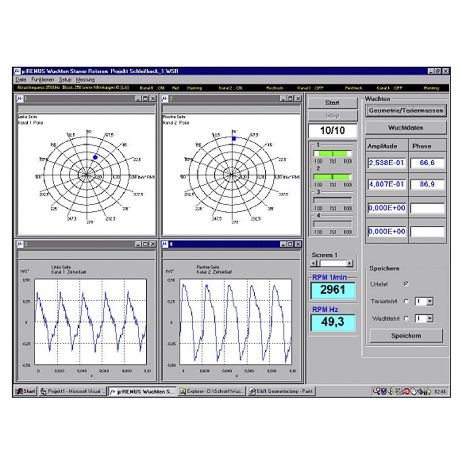 Software di analisi di vibrazioni - µREMUS - SINUS - di ingegneria / di misura / di meccanica