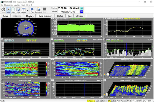 Software di analisi di vibrazioni - SAMURAI™ - SINUS - di monitoraggio