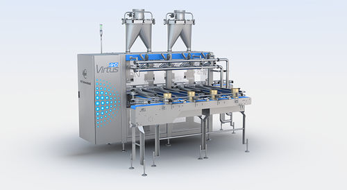 Riempitrice automatica - PLF Virtus&trade; - JBT Corporation - per lattine / per polveri / per l'industria agroalimentare
