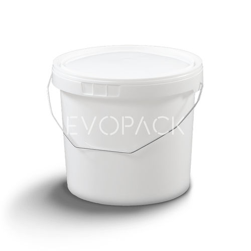 Secchio in plastica - 80038 - EVOPACK - rotondo / con coperchio / con impugnatura