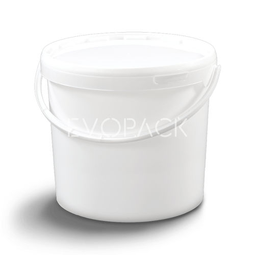 Secchio in plastica - 80009 - EVOPACK - rotondo / con coperchio / con impugnatura