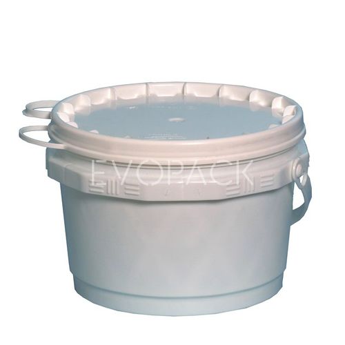 Secchio in plastica - EVOPACK - rotondo / con coperchio / con impugnatura